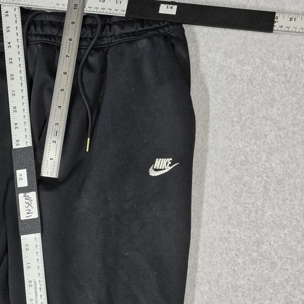 Nike Men Activewear Pants L Black Joggers Swoosh Logo 26